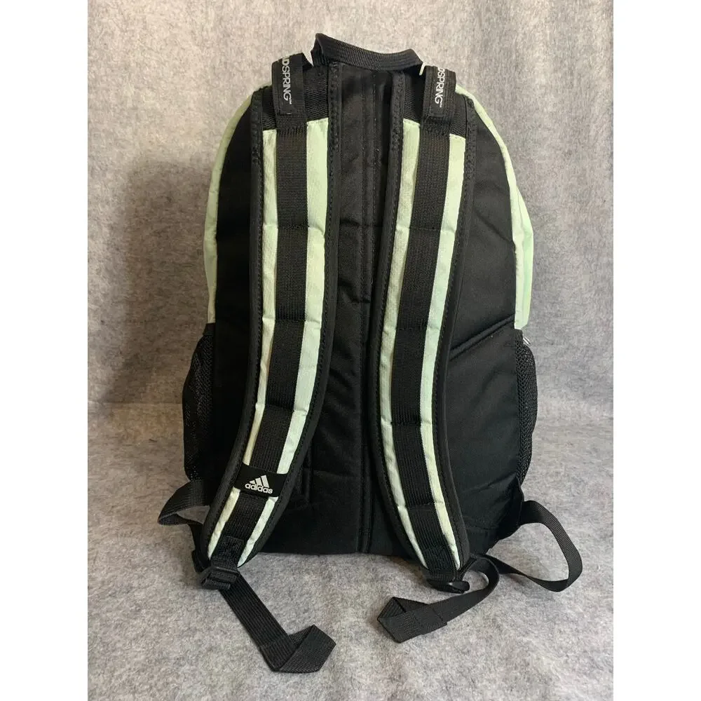 Adidas Excel V Backpack, Pale Green w Black, Book Bag, Padded Laptop Carrier - Picture 10 of 10